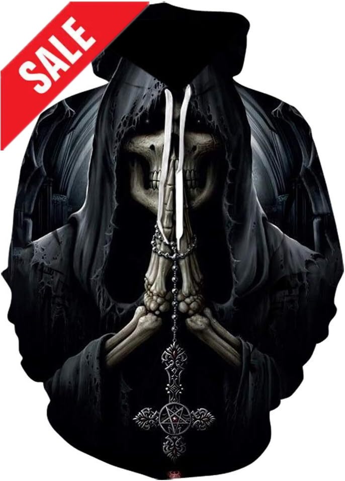 Halloween Hoodie for Mens Unisex 3D Digital Printed Hoodie Novelty Skull Sweatshirt Pullover Graphic Hoodies sweatshirt trend 2025