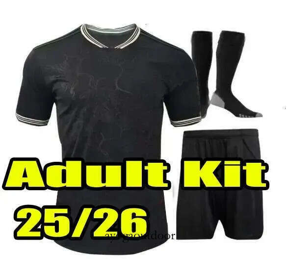Juve Fan 2025 2026 YILDIZ Occer Jerey DI MARIAKEAN VLAHOVIC MILIK DANILO LOCATELLI POGBA BREMER RABIOT Away Football Hirt Fan Player Kid Kit Men 59E