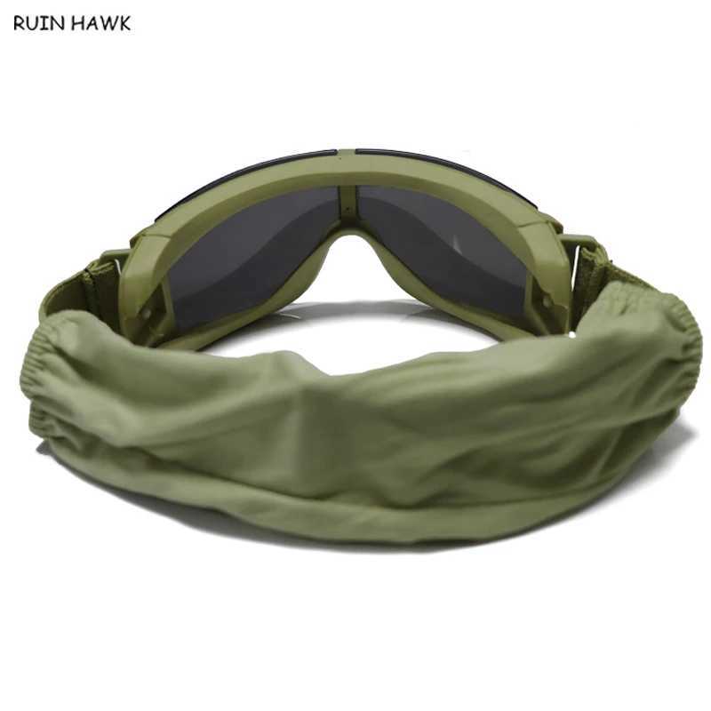 Military Tactical Camping Protective Gaggles Wind and Dustproof Hunting Shooting Travel Fishing Outdoor Cycling Combat Goggles J250919