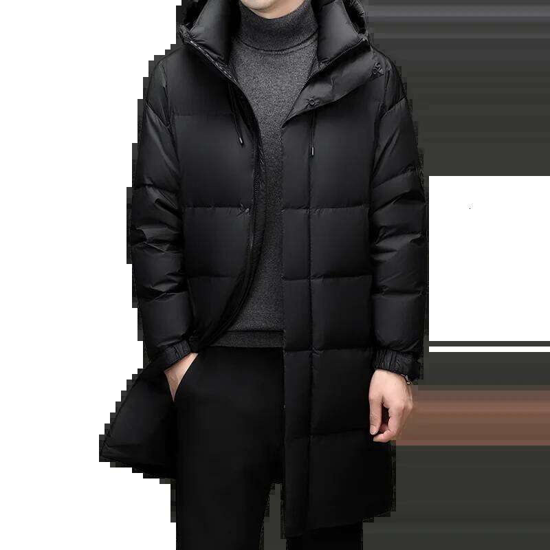 2024 winter Men's Jacket 90% white Duck Casual Down coat Men Thick Hooded Parka male Thicke Warm Coat Big Size 4XL