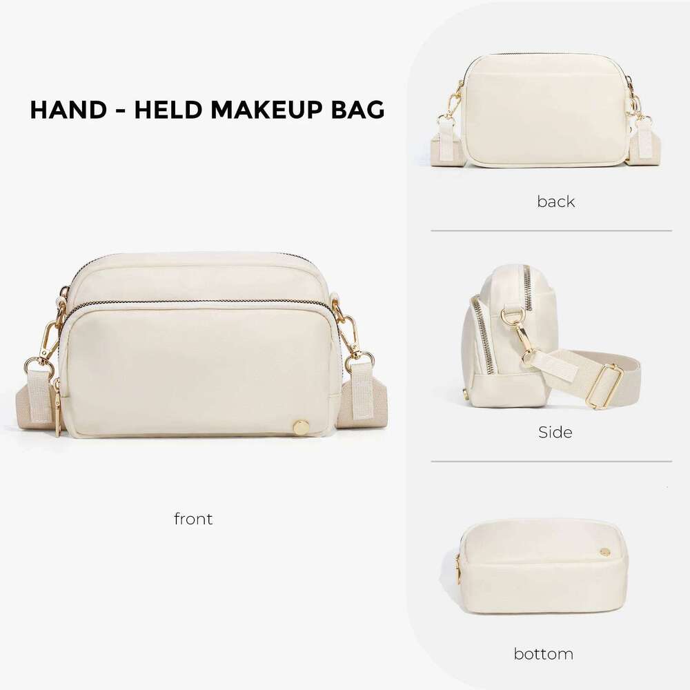 New Women's Single-Shoulder Large-Capacity Crossbody Sporty And Fashionable Adjustable Small Square Bag Portable Wallet