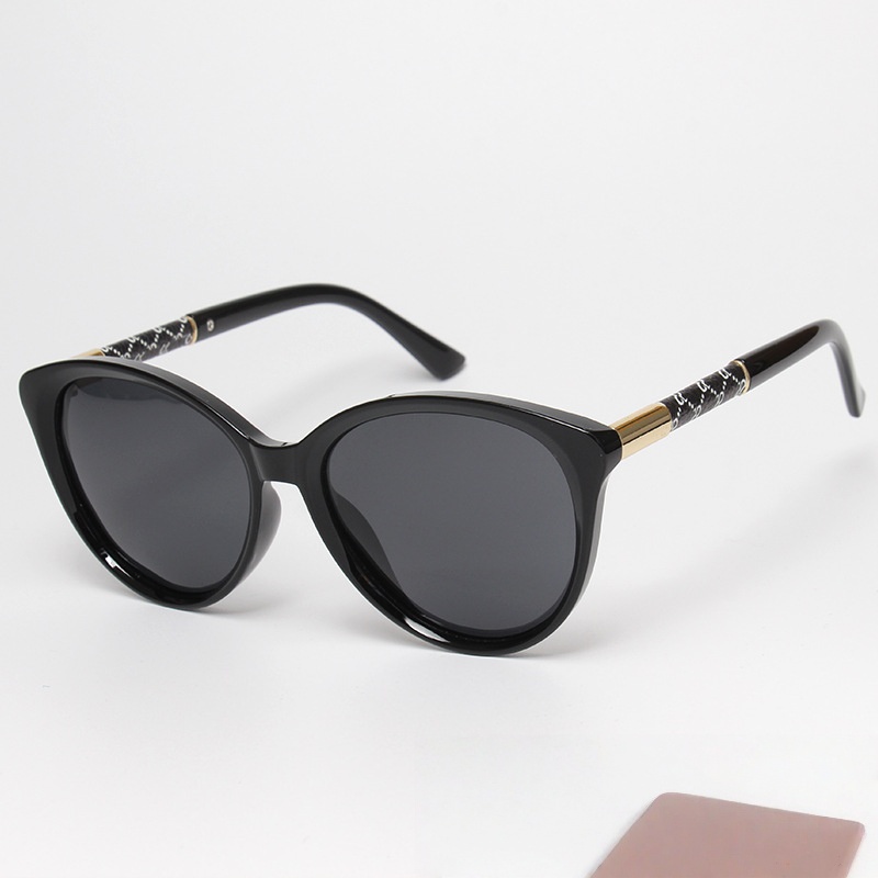 New cat's eye ladies polarized sunglasses sunscreen fashion backpack upscale