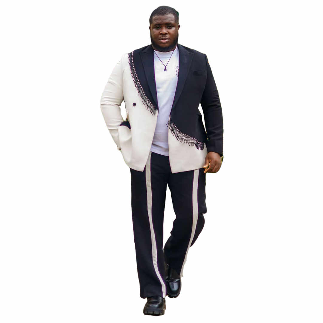 Patchwork Styles Men Suit 2 Pcs Jacket Pants Double Breasted Male Prom Blazers Wedding Groom Tuxedos Customized Plus Size