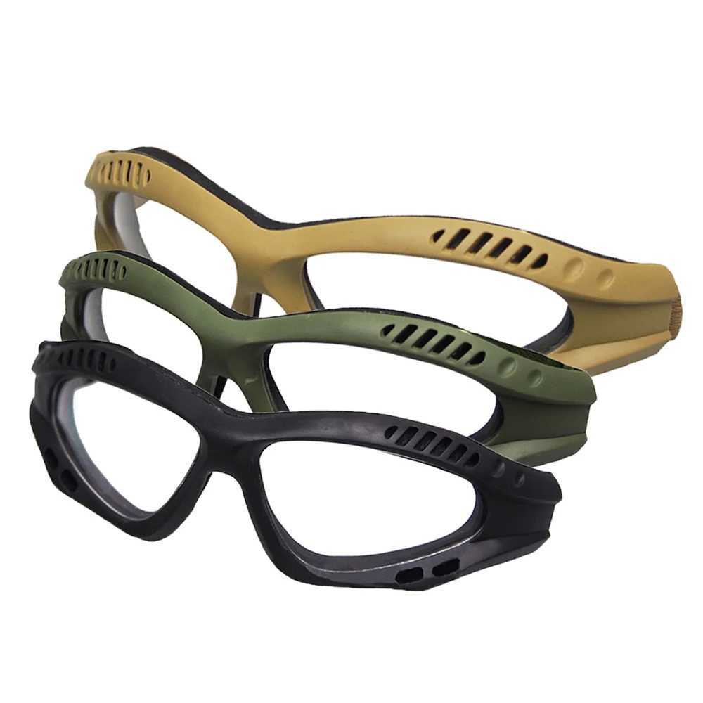 Outdoors Hunting Airsoft Paintball Eyewear Tactical Shock Resistance Eyes Protecting Outdoor Sports Metal Mesh Glasses Goggle J250919