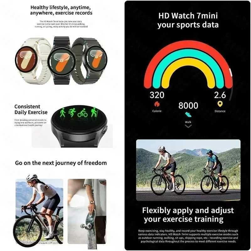 2025 SmartWatch For Watch 7 44mm Men GPS Tracking SmartWatch Health Tracker Monitoring Call SmartWatch For IOS Android Y250919