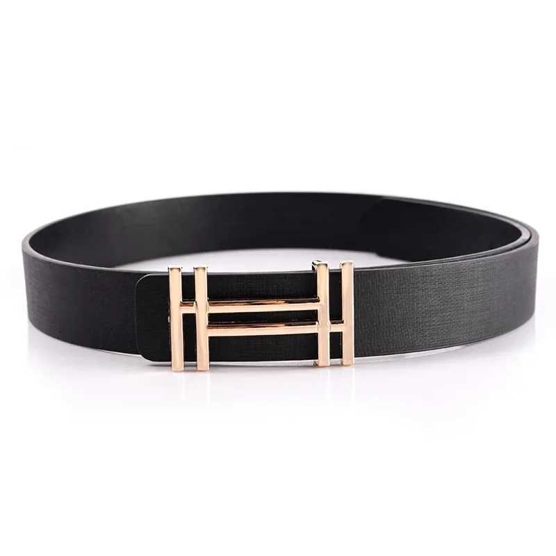 New Fashion Leather Pleasing Wonderful Terrific Belts Dress Belt for Men Women Brand Double H Buckle Z250919