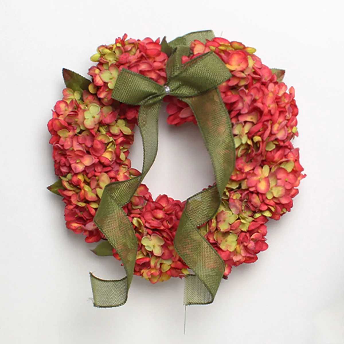 1PC Autumn Wreath Christmas Decoration Thanksgiving Garland Window Restaurant Home Maple Leaf Party Festival Decoration Wreath D C250919