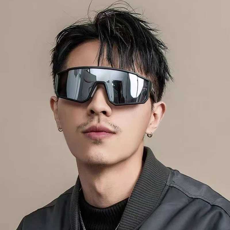 New Cycling Fashion Sports Sunglasses Colorful Integrated Goggles Outdoor Cycling Mountaineering Sunscreen Sun Glasses UV400 J250919