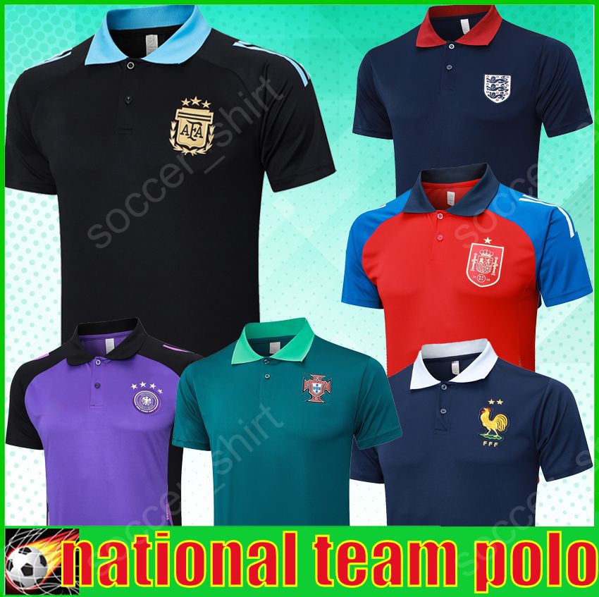 24 25 26 Argentina Soccer Polo Shirt Jerseys MESSIS England BELLINGHAM Portugal Ronaldo Men Polo Shirts 2025 spain Football T Shirt special version