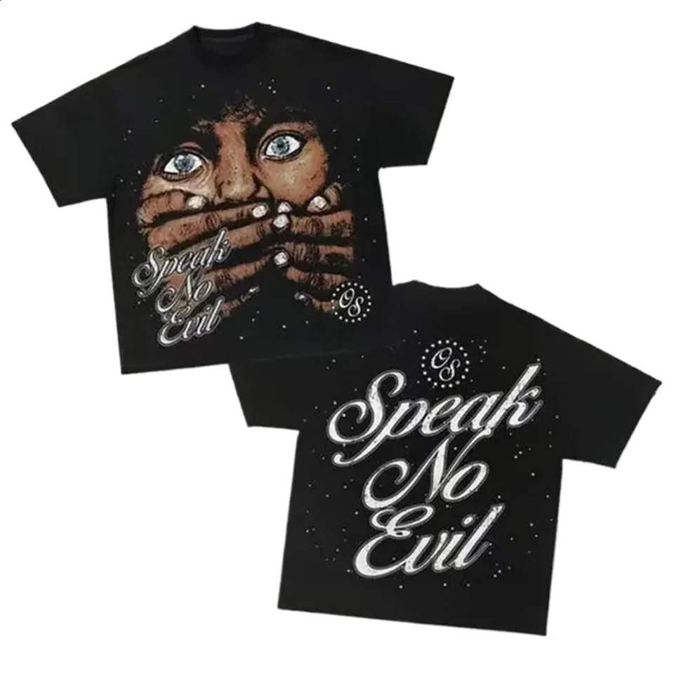 Mens Vintage Y2K Graphic Portrait Tshirt Soft Comfortable Boxy Fit Round Neck Casual Tee Fashion Unisex Tops Loose Clothing 250918