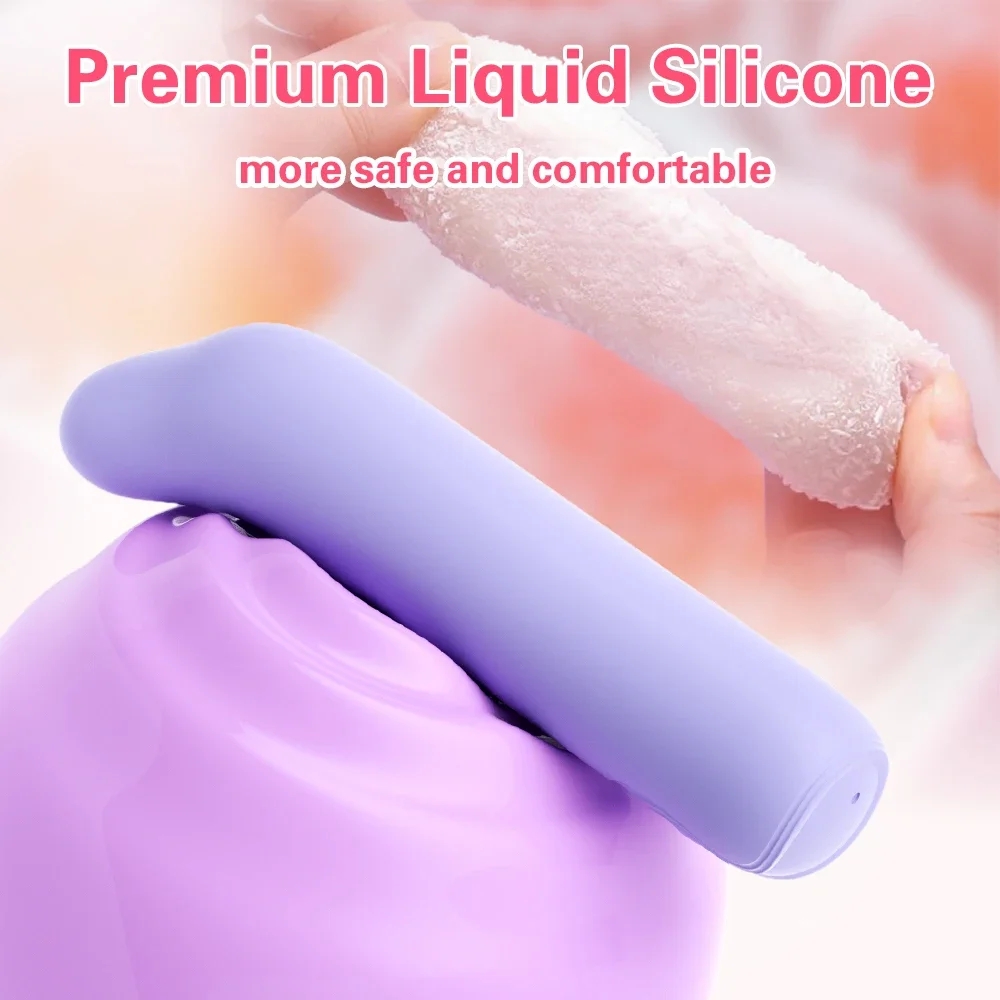 High Quality Full Liquid Silicone Vibrator Sexy Women's Bullet Toy with Vibrating Feature YT-24044-C