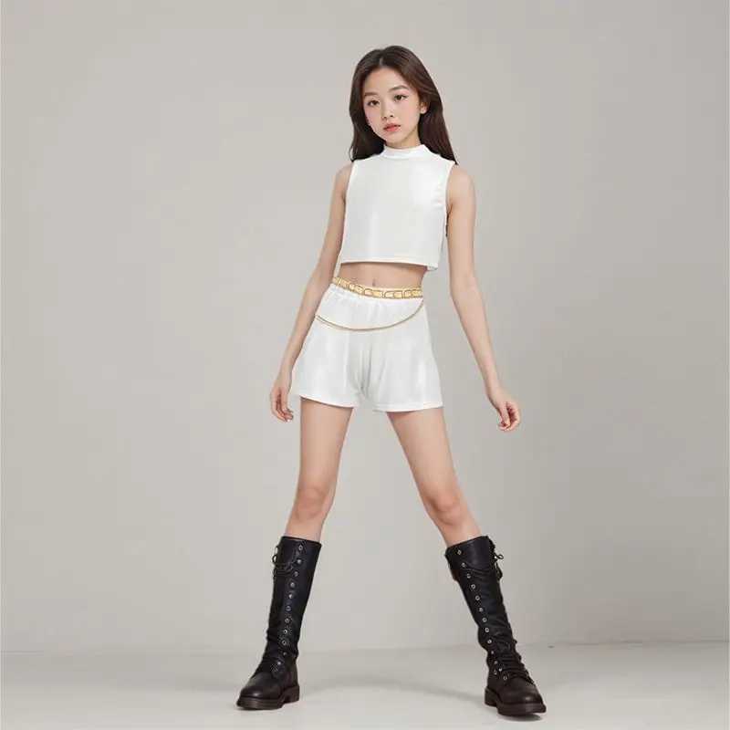 New 2025 Anime KPop Huntrix Zoey Mira Rumi Demon Hunters Cosplay Costume Kids Baby Girls White Black Golden Halloween Outfit L250918