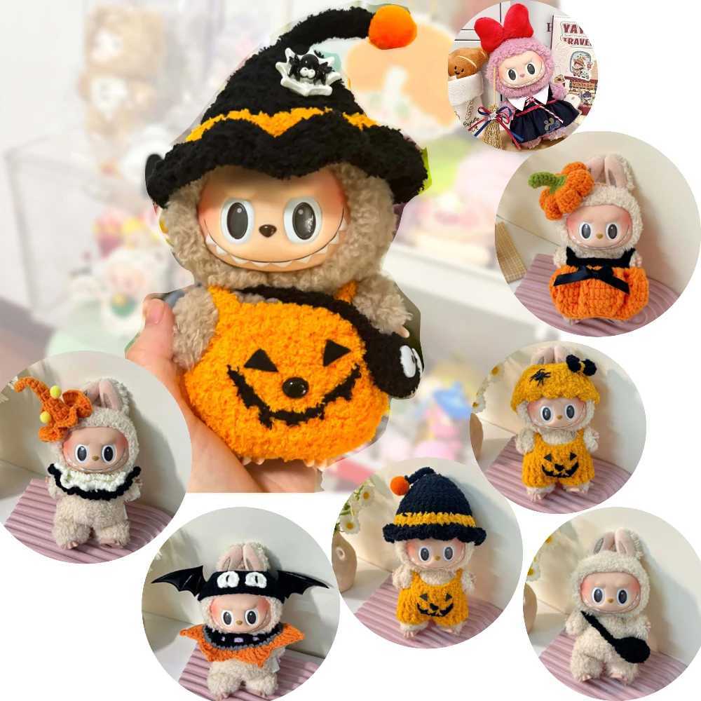 For 1517cm Labubu Clothes Pumpkin Wizard Outfit Cute Halloween Set Doll Accessories Halloween Christmas Gift C250919