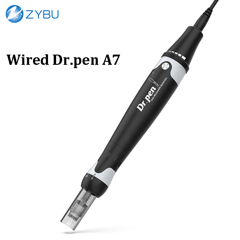 Professional Electric Automatic Microneedle Derma Pen - Wired Ultima Dr.pen A7 Skin Treatment Dermapen Device with Precision Needles for Deep Tissue S