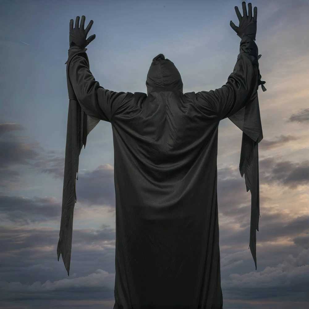 Adult Halloween S Ghost Costume Reaper Cosplay Death Dress up Props for Prom Men Horrible Movie Halloween Carnival Suit L250918