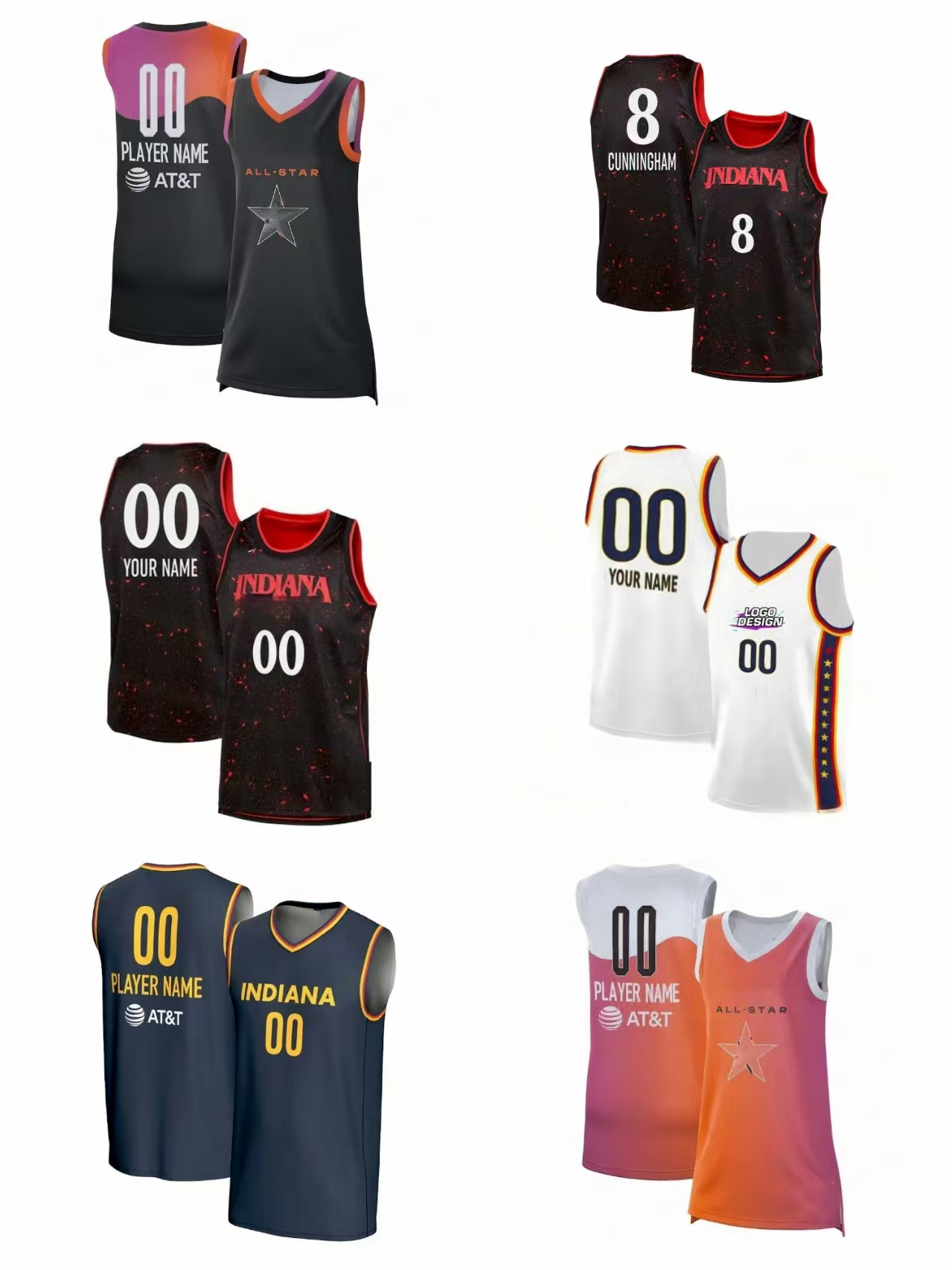 22 Caitlin Clark Jersey Basketball Aliyah Bostons Kelsey Mitchell Natasha Howard Lexie Hull Sophie Cunningham Makayla Timpson DeWanna Bonner Men Women youth 11