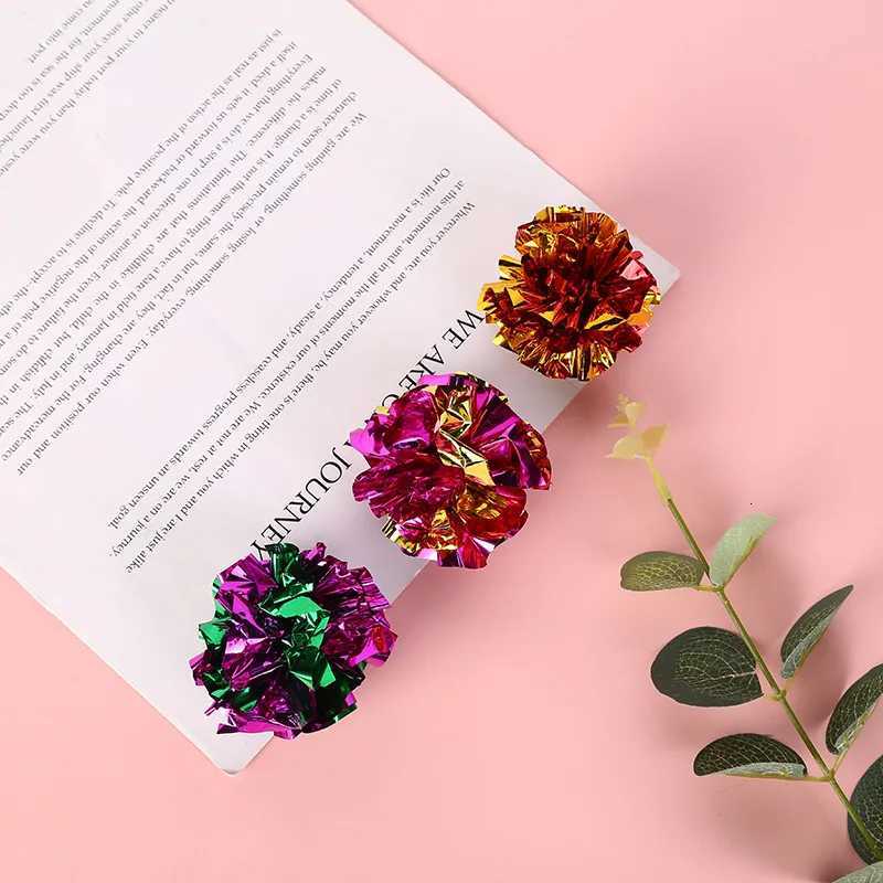 10 Pack 55cm Ringing Paper Ball Pet Cat Toys Interactive Pet Products for Kitten Accessories Pet Supplies Cat Toys Interactive X250918