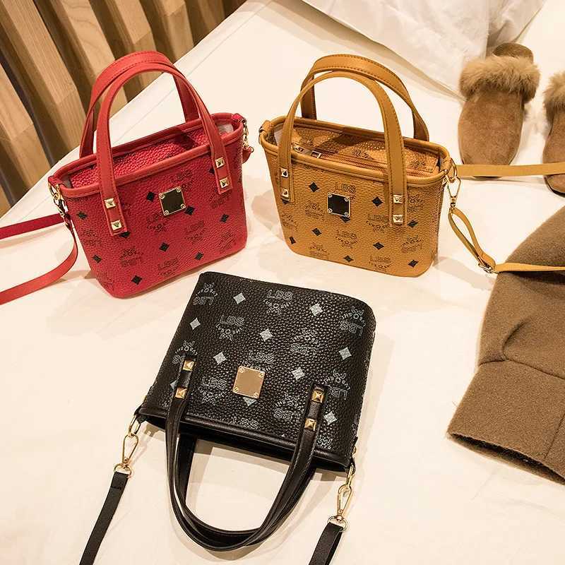 2025 Mini Bucket Bag for Women Vintage Top Handle Crossbody Purse Small Shoulder Bag Retro Fashion Free ShippingXJ250918