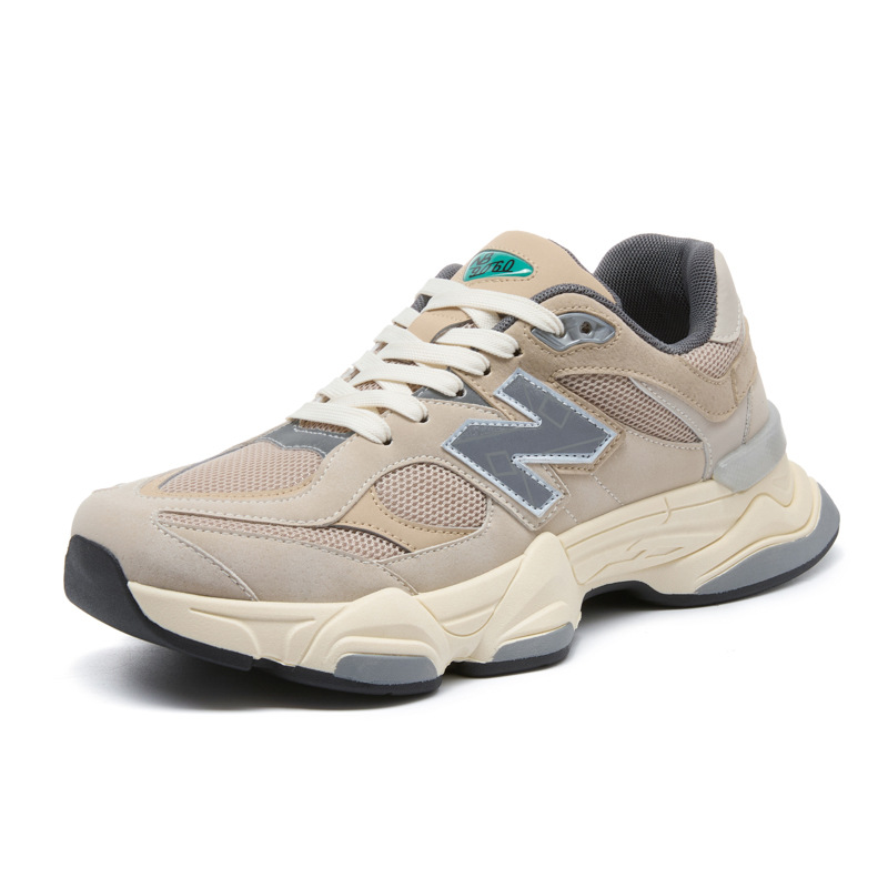 Designer shoes free shipping Men's Spring and Autumn Women's Retro Running Height Increasing Shoes New Style grey white
