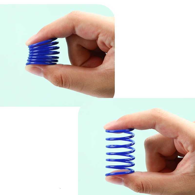 482050Pcs Cat Springs Toys Kitten Coil Spiral Spring Colorful Springs Pet Interactive Gauge Spring Toy Cat Pet Toy Products X250918