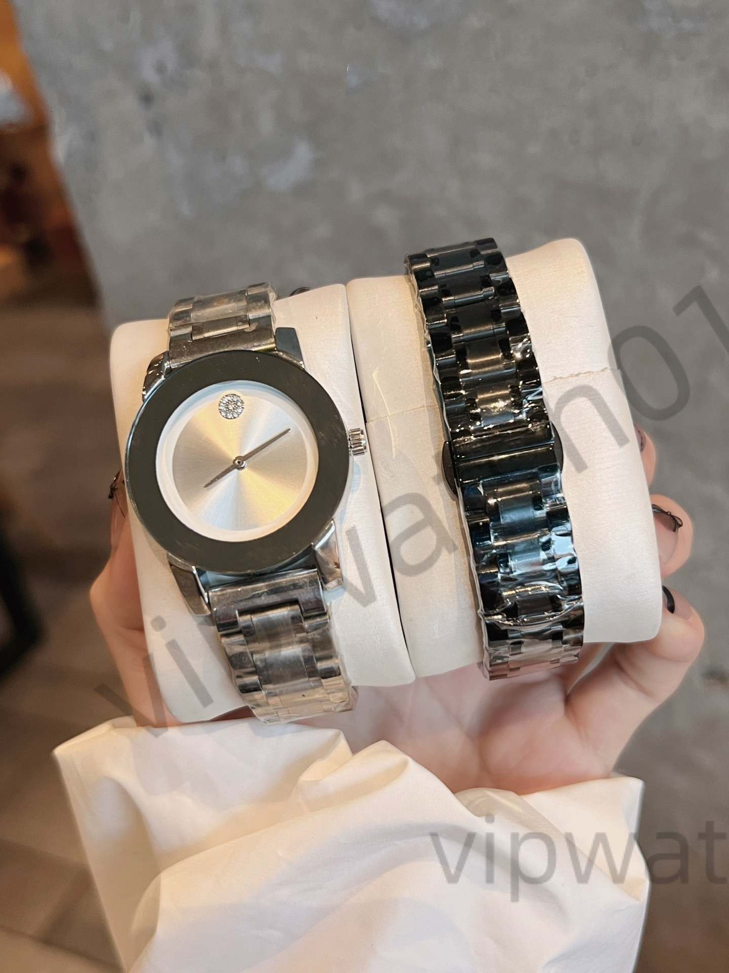 AAA Movadoly Watch designer watch women Luxury Gold Watch 3-Niddles Designer Wristwatches Swiss Quartz Movement Sappire Stainless Steel Band With box e29