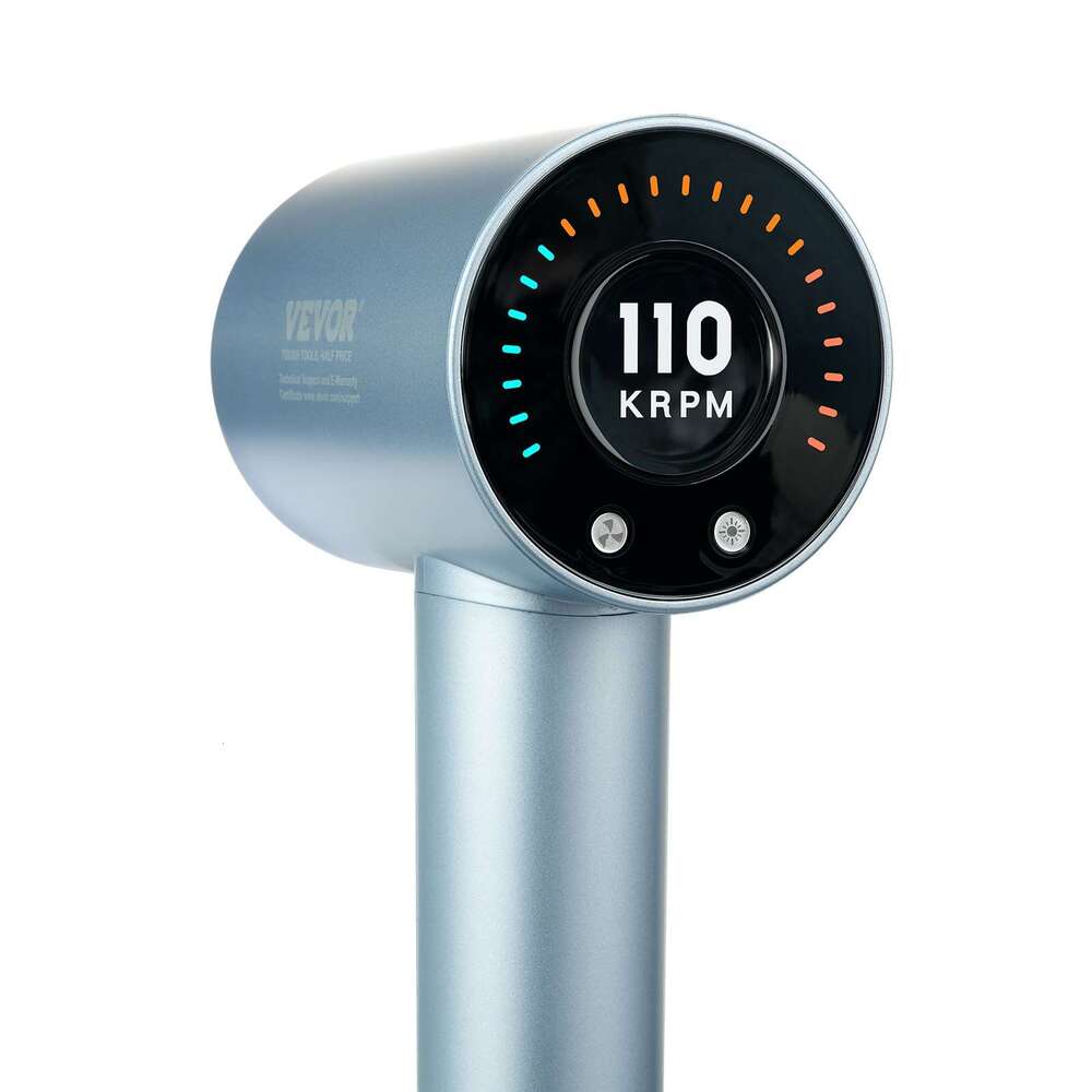 VEVOR High-Speed Dryer 105,000RPM Brushless Motor, 200 Million Negative Ions Hair Blow Dryer, 4 Temps 3 Speeds, LCD Display Thermo-Control Hairdryer w