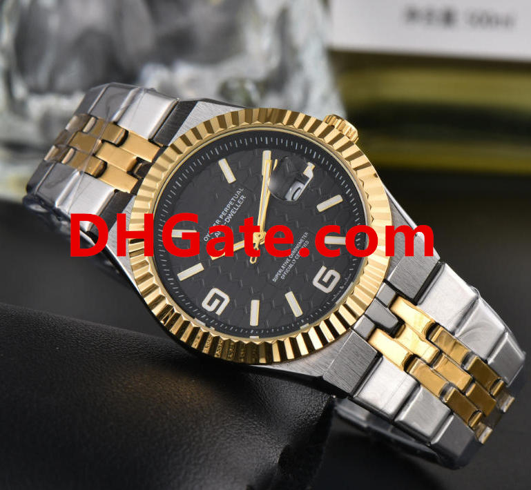 men women Oysterity Perpetual Land-Dweller watches Quartz automatic movement WATCH stainless steel strap Wristwatches Montres bracelets Relogio Uhren