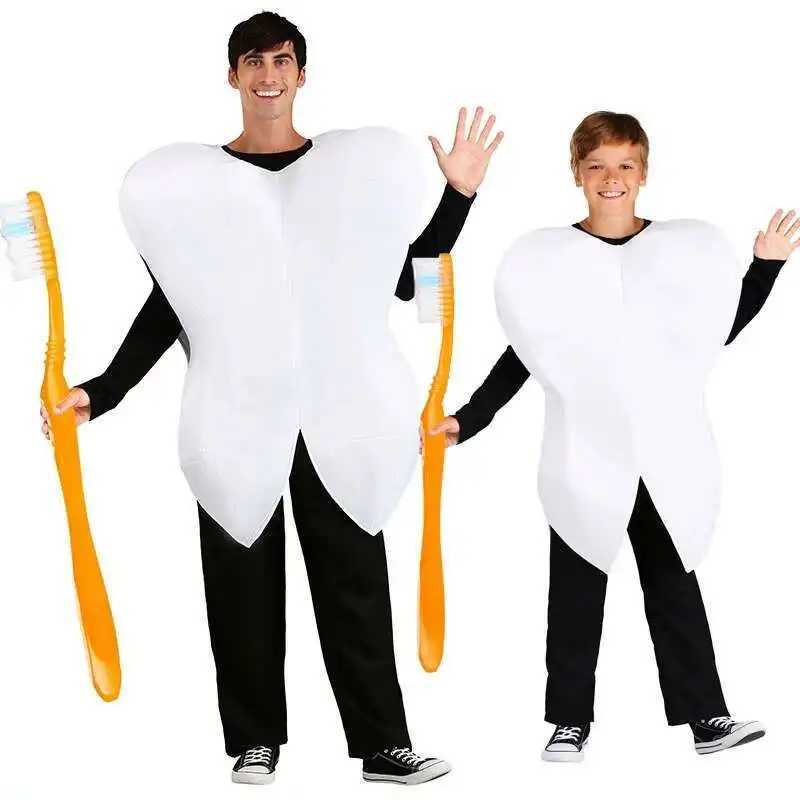 Halloween Childrens Day Party Stage Performance Advertising Childrens Adult Teeth Role Playing Cosplay Costume L250918