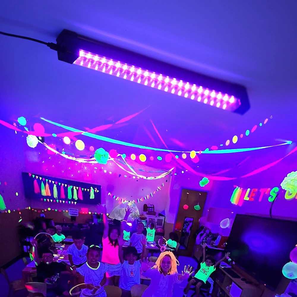 395405nm Black Light LED UV Lamp Gel T8 Tube 5V USB Plug Ultraviolet Light LED Stage Blacklight UV LED Nail Lamp Parts Grow C250919