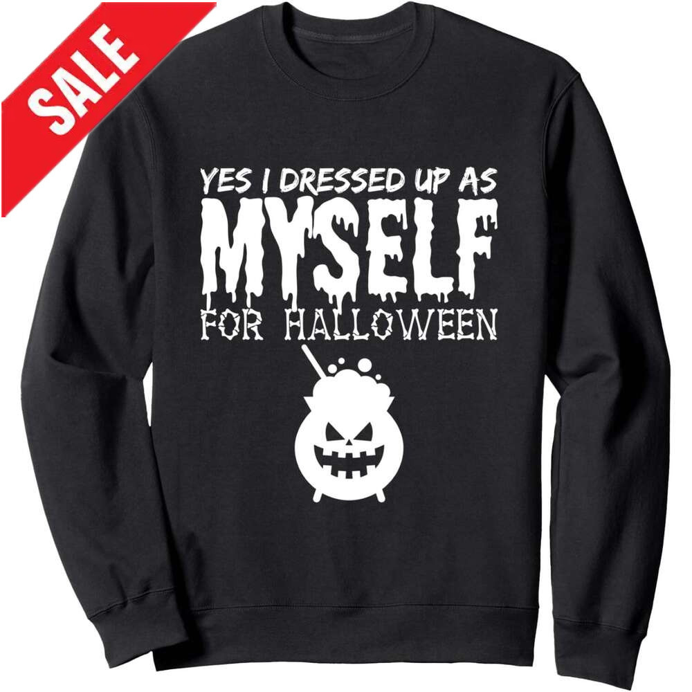 Long Sleeve Shirts for Men sweatshirt Scary Bones Halloween Yes I Dressed Up As Myself Sweatshirt Tee Streetwear Casual tops clothes 2025