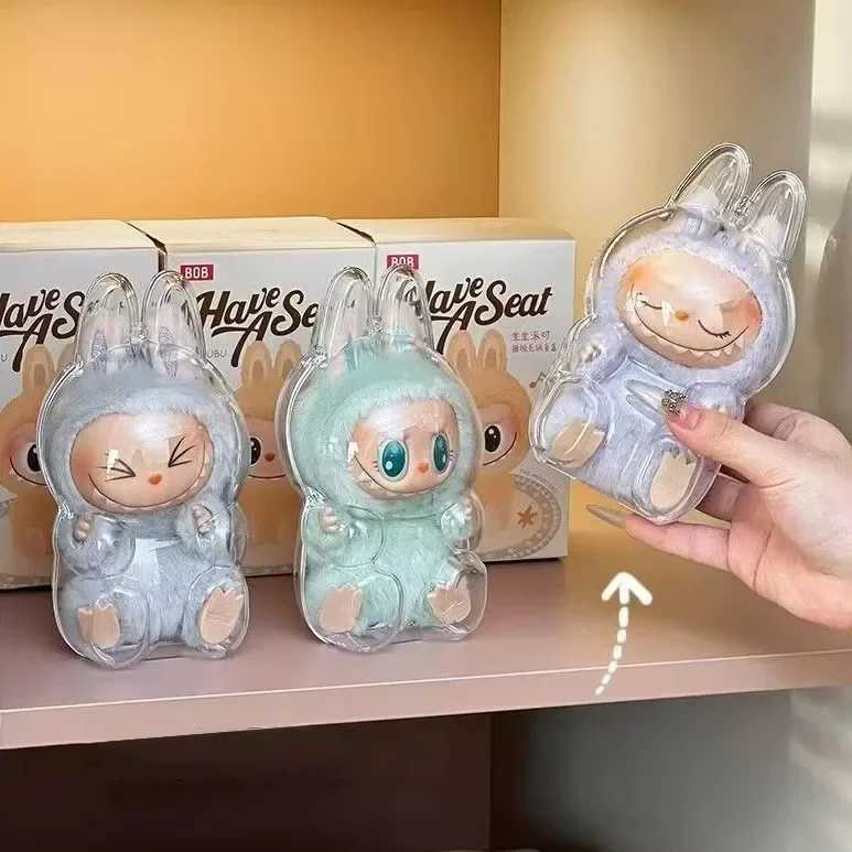 2025 LABUBU Transparent Doll Cover One Generation and Two Generations Display Cover for Party Dolls Doll Accessorie Holiday Gift C250919