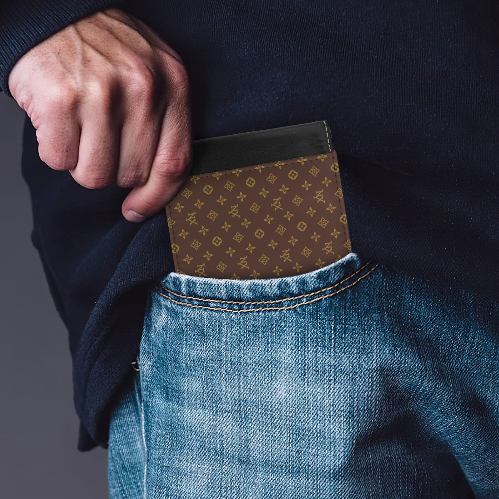 Custom NXY High quality designer bag luxury bag wallet Women short wallets card holder mens Fashionable and versatile classic brown flower wallets wit