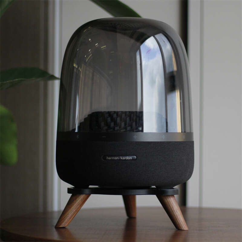 Harman Kardon Crystal Glass 3rd 4th Generation Speaker Base Desktop Stand Solid Wood Anti-Vibration Anti-Slip Rack