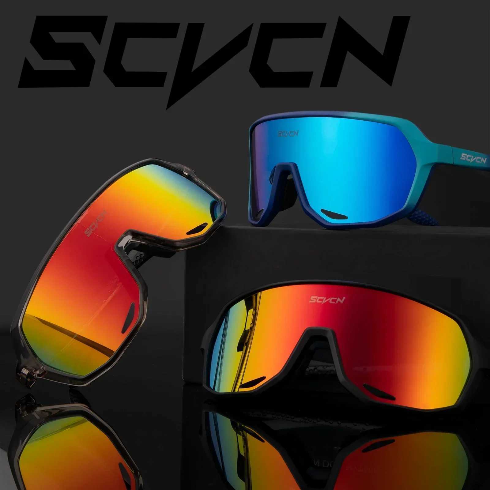SCVCN Brand New Hiking Glasses Outdoor Sports Cycling Sunglasses UV400 Protective Glasses for Skiing Mountain Bike Accessories J250919