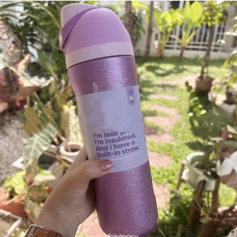 Water Bottles Stainless Steel Cups 24oz 304 Vacuum Insulated Tumbler with Fruit Infuser - Double Wall Thermos for Sports And Travel Car Mugs 0709