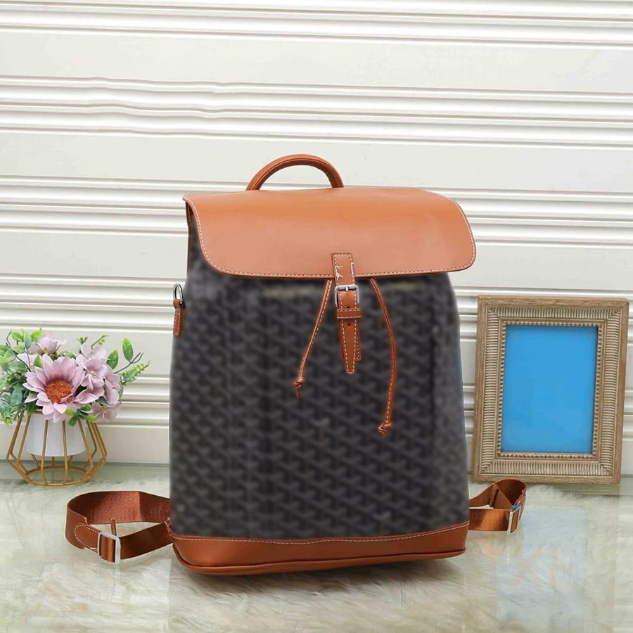 Designer Backpack Travel New Printed Fashionable Large Capacity Backpack Elegant Unisex Leather Casual Commuter Durable Wear-resistant Travel Bag