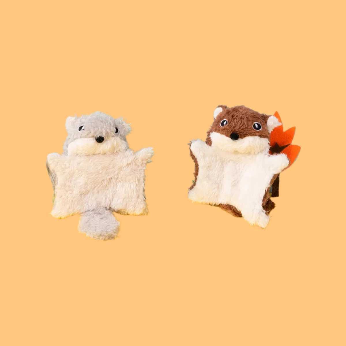 Funny Little Flying Squirrel Cat Toys Interaction Chew Molars Catnip Dog Toy Bite Resistance Puppy Kitty Toy Squeak Pet Supplies X250918