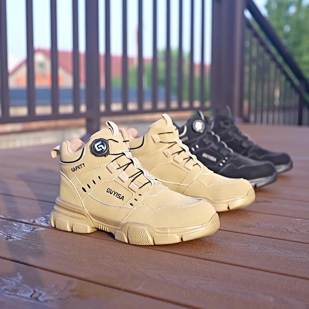 Ddmysheep casual shoes breathable unisex shoes anti-stab anti-shatter lightweight safe shoes with steel toe caps intelligent fasteners all-season work