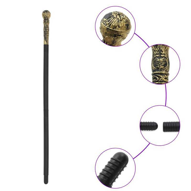 Halloween Party Walking Cane Cosplay Prop Walking Stick Sickle Fork Halloween Costumes Accessory for Kids Adutls L250918