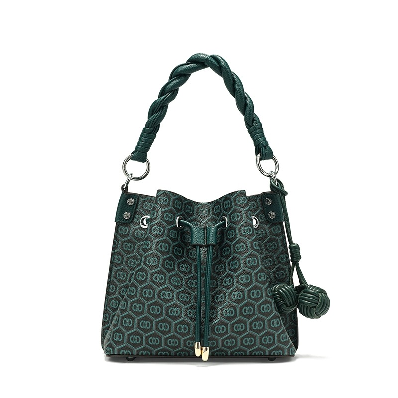 COCIO designer bag New leather bucket bag simple versatile multi compartment handbag niche design hot selling womens bag High-quality