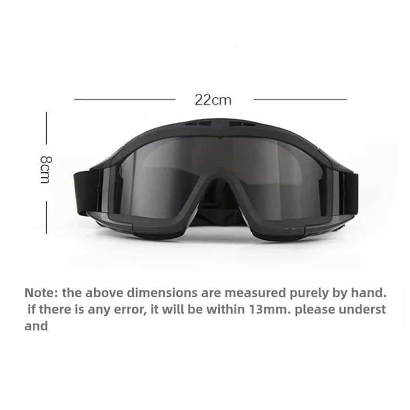 Explosion Proof Shooting Tactical Goggs Antiimpact CS War Game Airsoft Paintball Hunting Mounteering Goggs Glasses Y250919