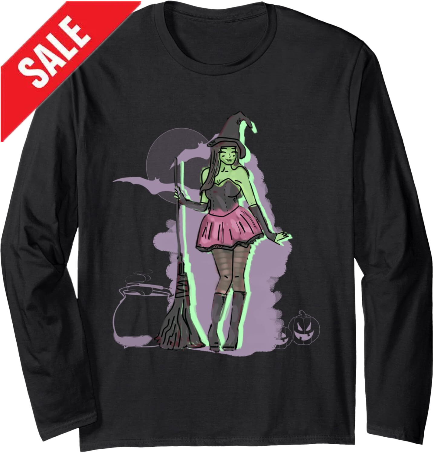 Long Sleeve Shirts for Men sweatshirt Sexy Enchantress Witch Halloween Funny Gift Long Sleeve Tee Streetwear Casual tops clothes 2025