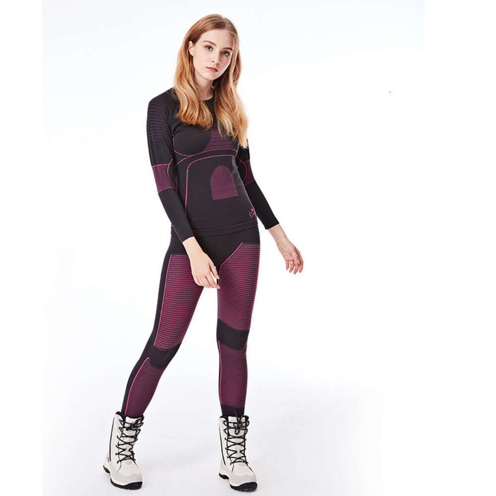 2025 New Ski Thermal Underwear Quick Dry Moisture-wicking Tight Crew Neck Ultra Soft Warm Ski Men Women Thermal Underwear Set