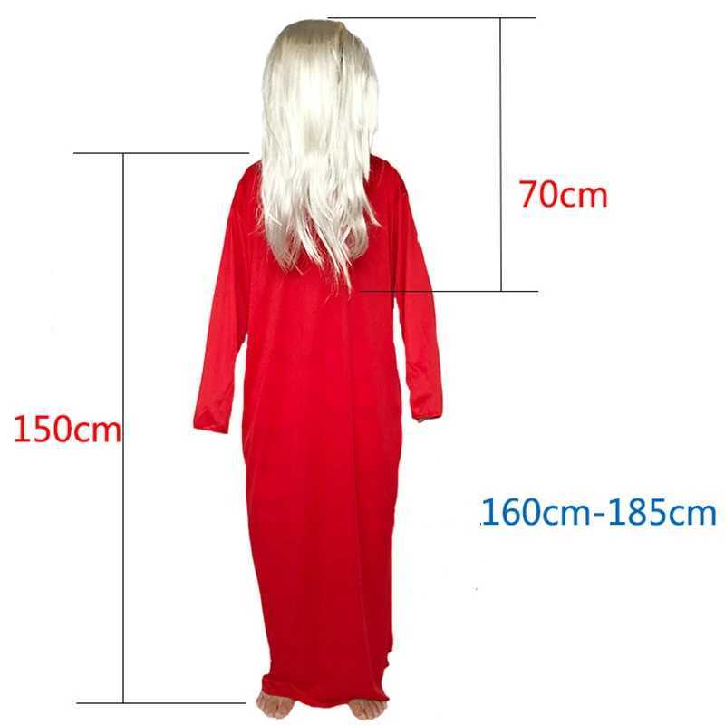Sadako Costume Halloween Performance Costume Cosplay Sadako Costume Ghost Festival Costume Red White Cosplay Costumes L250918