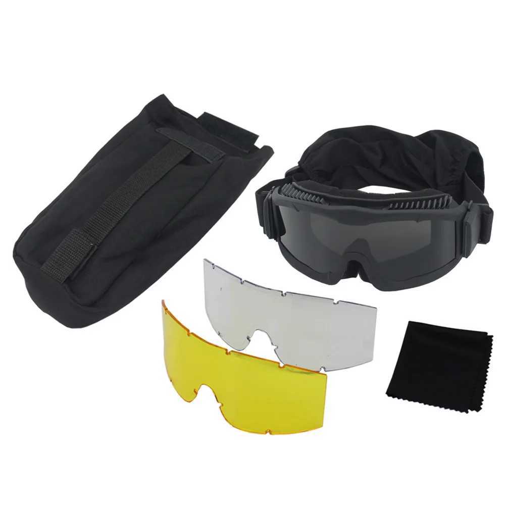 VULPO Tactical Goggles Hunting Shooting Glasses Windproof Anti Fog Airsfoft Paintball Goggles Hiking Mountaineering Glasses J250919