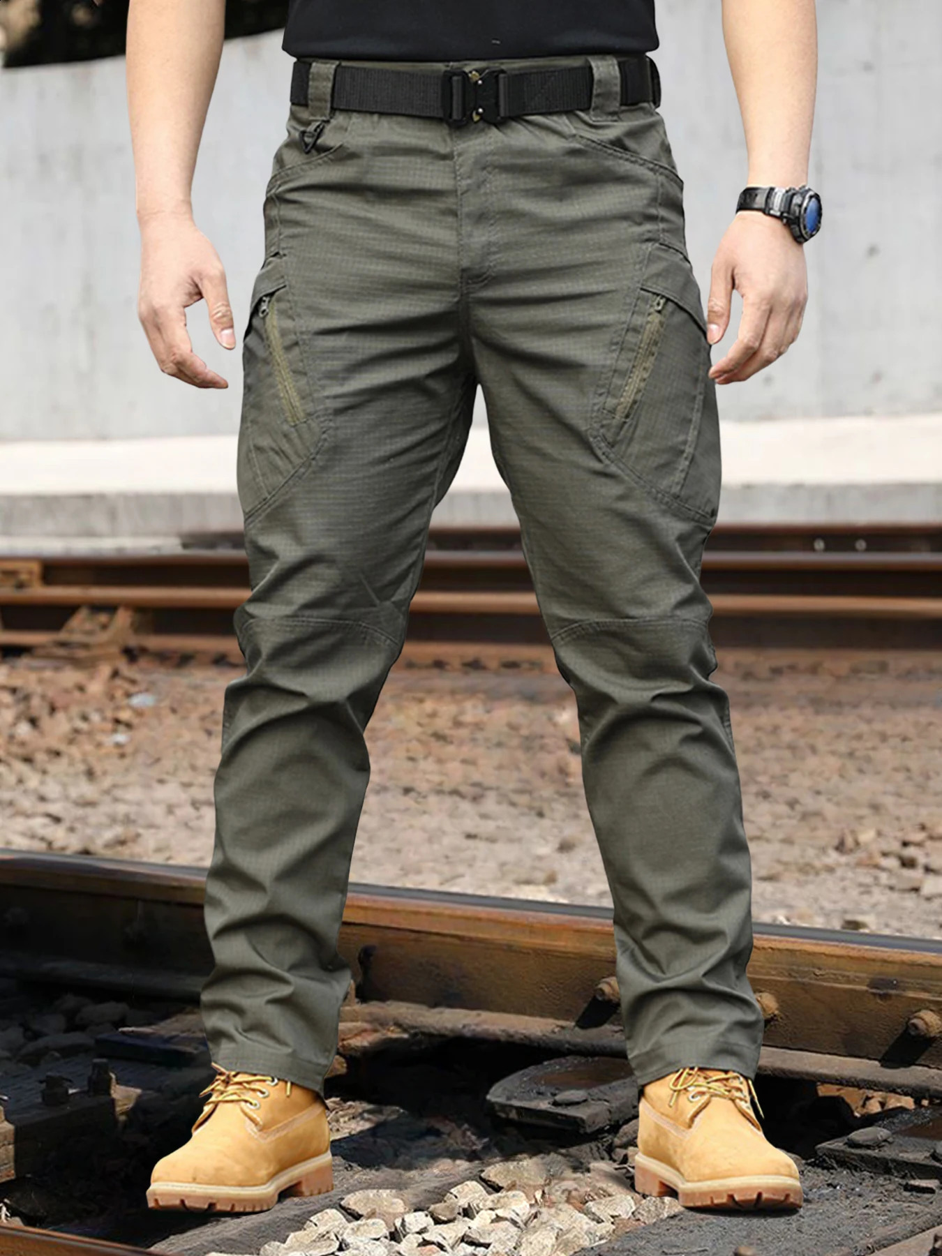 Tactical Work Pants Series Mens IX9 Tactical Pants MultiPocket Large Capacity Training Pants Pants Wearresistant 250919