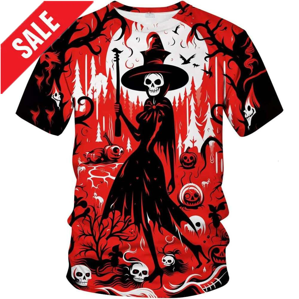 T shirt Mens Ghosts Pumpkins Witch T-Shirt Halloween Graphic Short Sleeve Shirt shirts tshirt graphic tee Casual tops summer clothes Short sleeve 2025