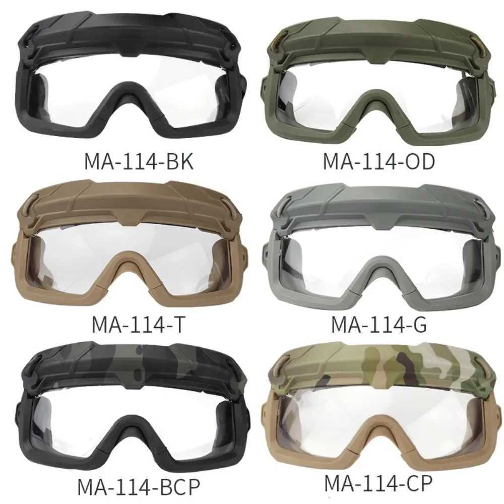 Sports Sunglasses for Men Women 2 Modes Airsoft Goggs Riding Eye Protection for Hiking Paintball Hunting Gear Y250919