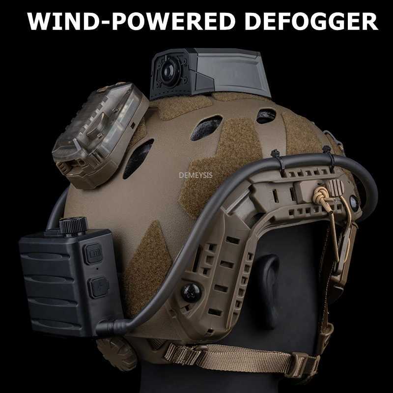 Cordless Airsoft Goggles Defogger Defogging Fan Antifog Pump for Safety Glasses with Rubber Seal Adjustable Wind Speed J250919