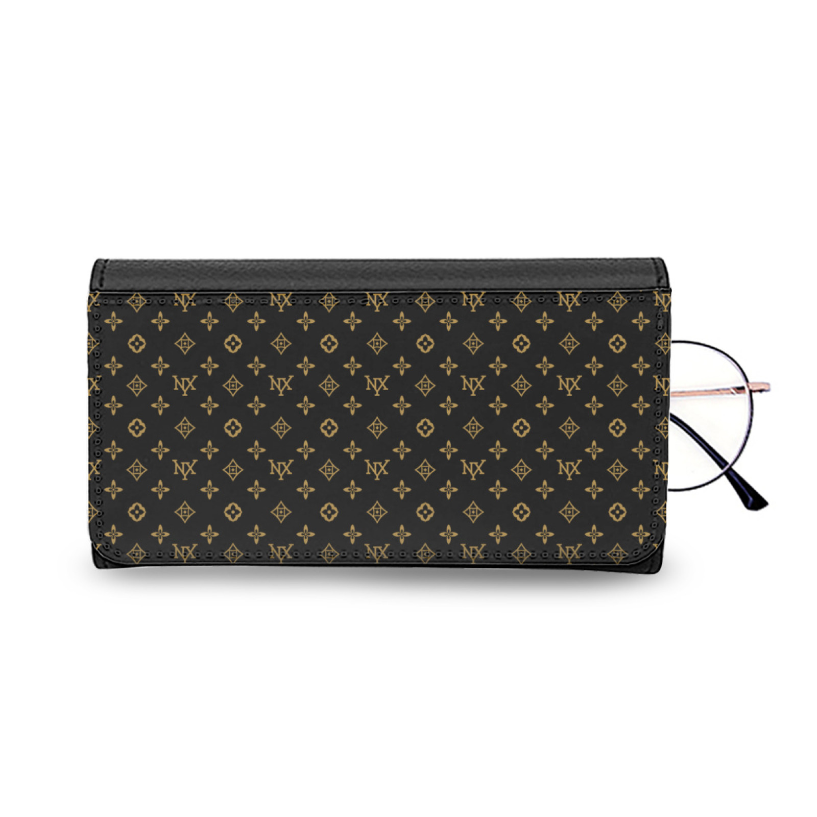 NXY top quality Eyeglass Case Womens Cosmetic Bag makeup bag designer women luxury handbag toiletrys bags Fashion classic brown flower handbags with d